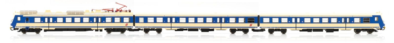 Jägerndorfer JC74300 - N - 3-tlg. Triebzug Rh 4020 Pflatsch, ÖBB, Ep. IV